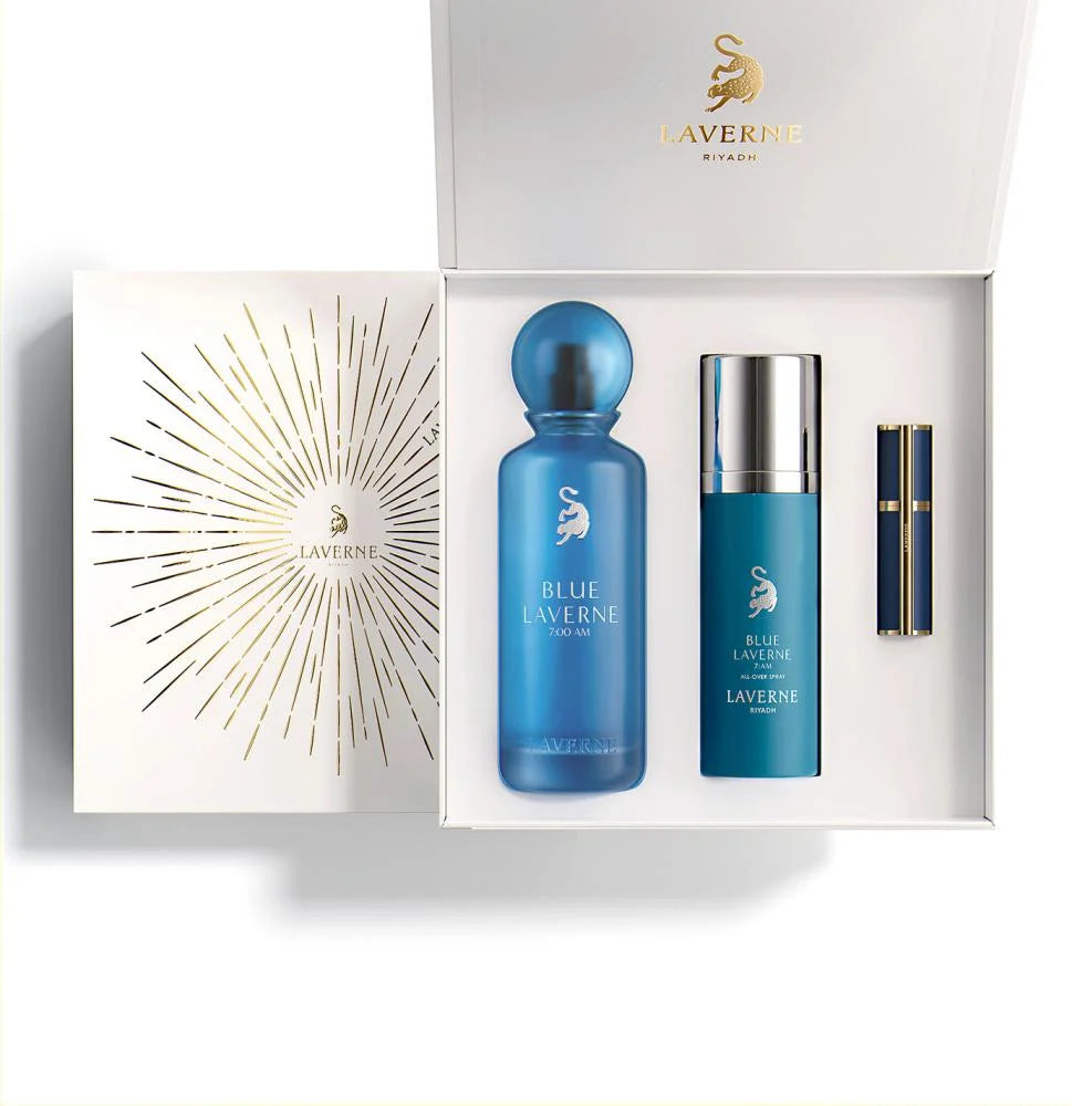 Blue Laverne 7:00 AM Gift Set – 3 Pieces for Men