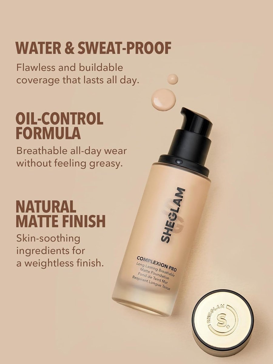 SHEGLAM Full Coverage Foundation