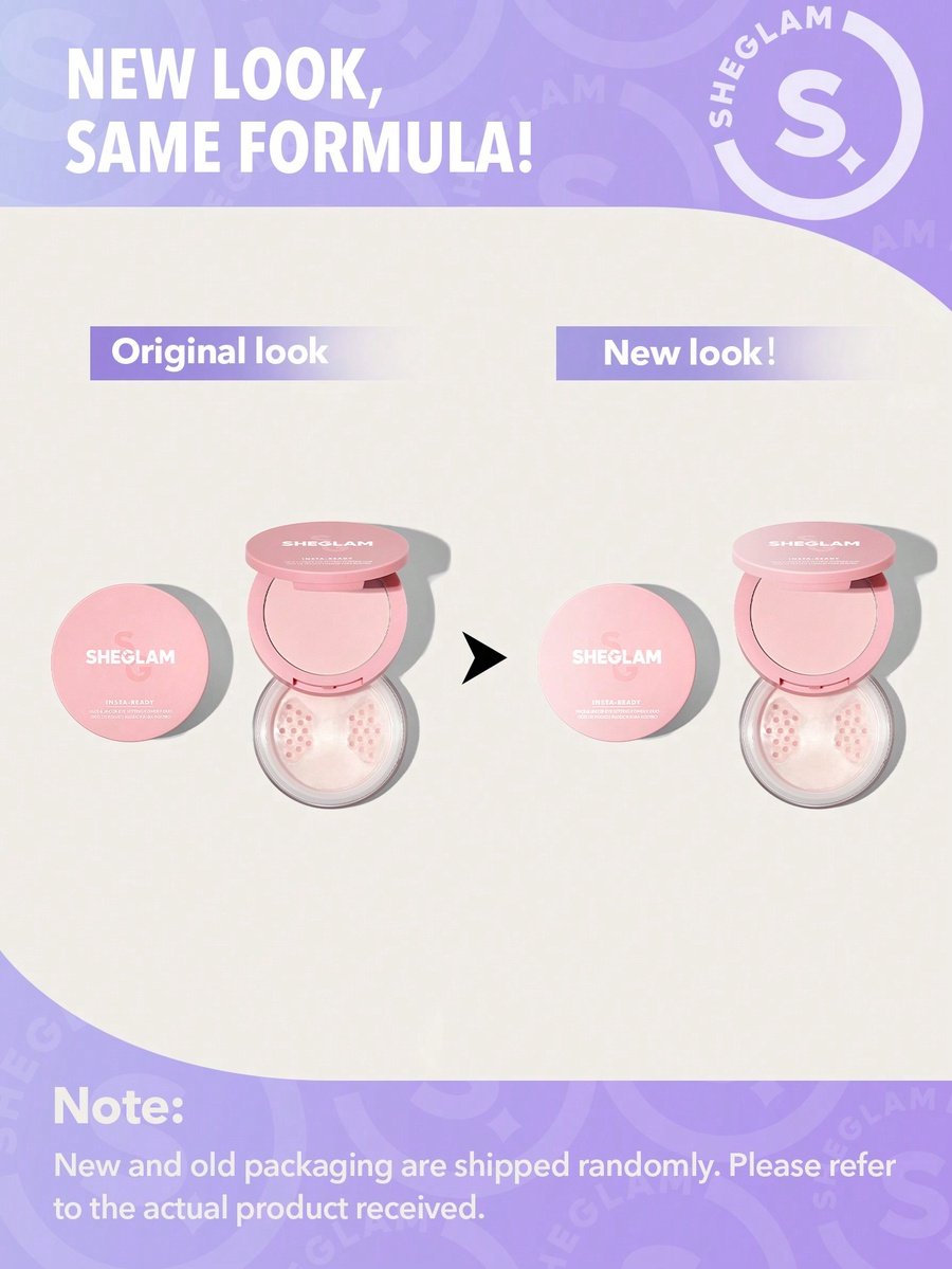 SHEGLAM Insta-Ready Face & Under Eye Setting Powder | 2 in 1