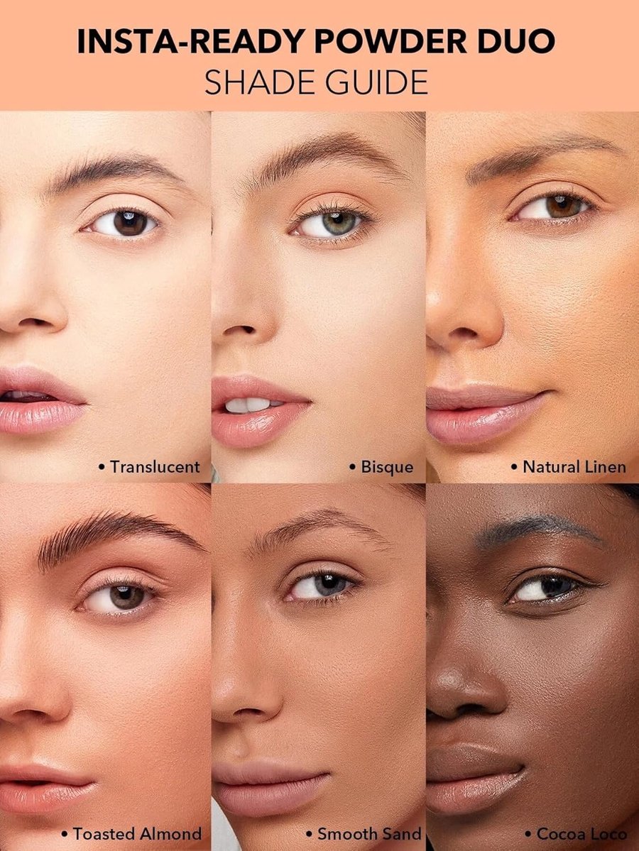 SHEGLAM Insta-Ready Face & Under Eye Setting Powder | 2 in 1