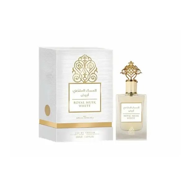 عطر رويال المسك الأبيض من أرض الخليج – 50 مل | للجنسين