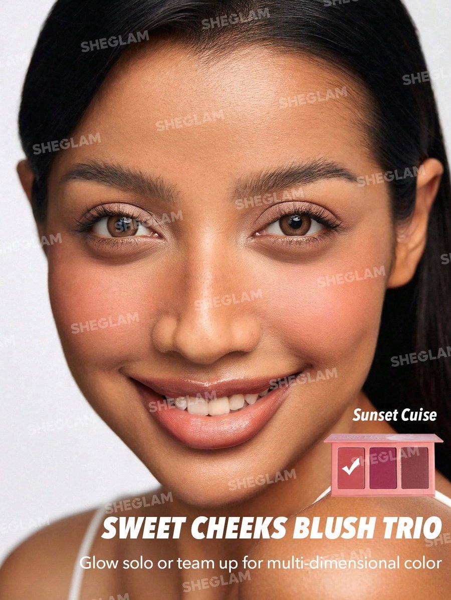 Sheglam Sweet Cheeks Blush Trio Powder Blush