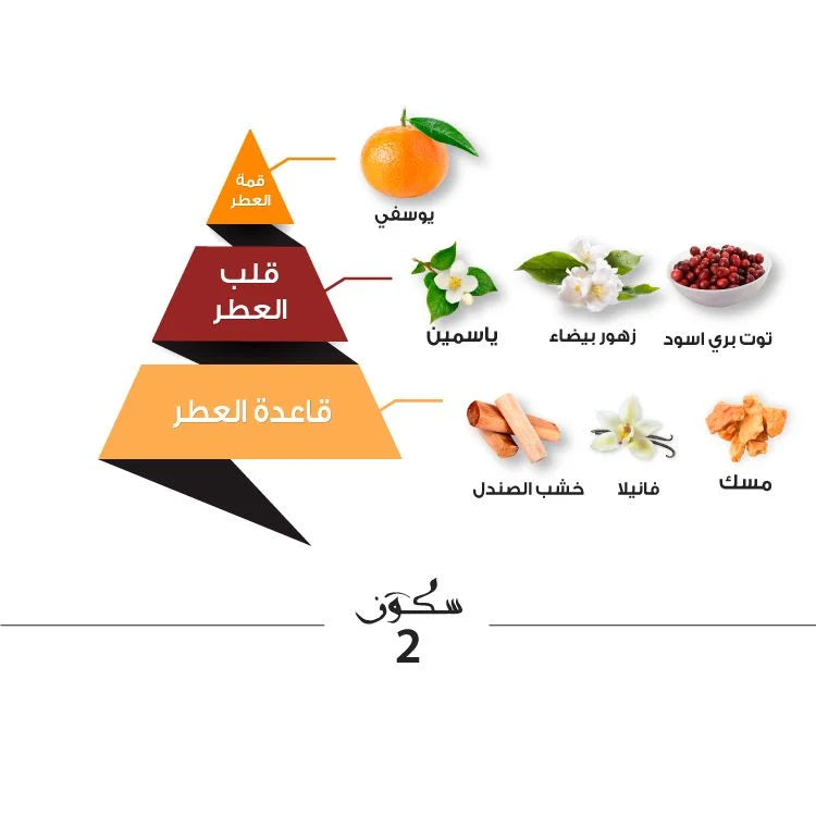 عطر سكون 2 للشعر من الماجد للعود - 30 مل