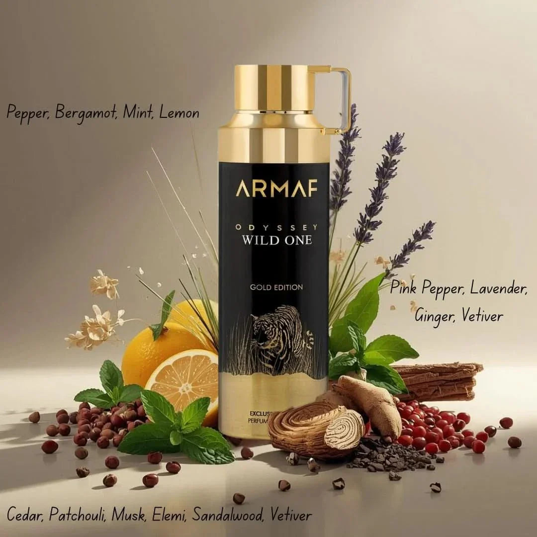 معطر الجسم أوديسي وايلد ون من أرماف – 200 مل | للرجال