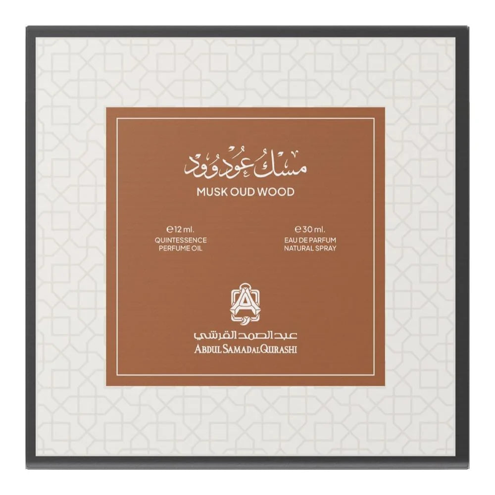 مسك عود وود من عبدالصمد القرشي 12 مل + بخاخ 30 مل
