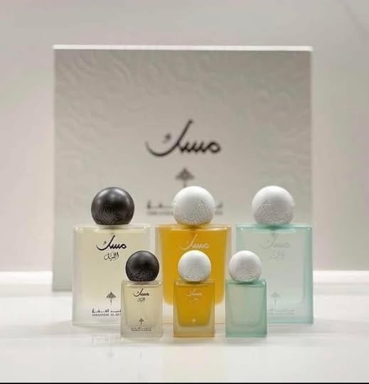 مجموعة المسك من إبراهيم القرشي الشمس والليل والقمر + بوكس 3 عطور ميني