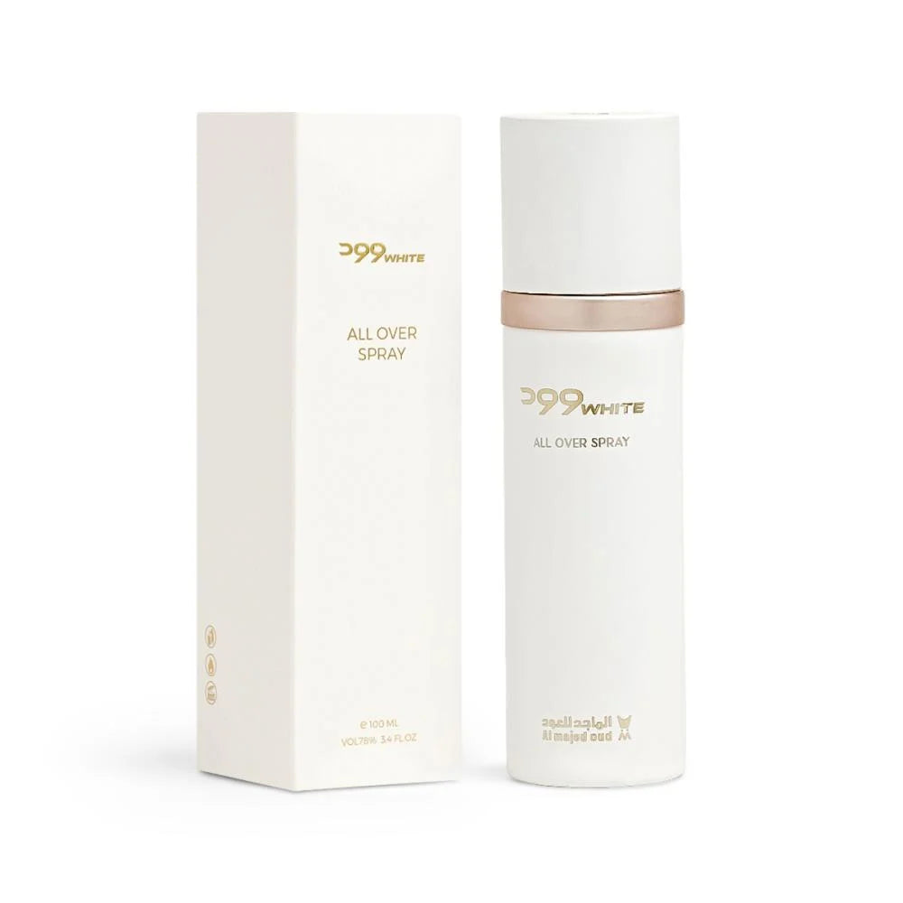 معطر الشعر والجسم وود وايت من الماجد للعود – 100 مل