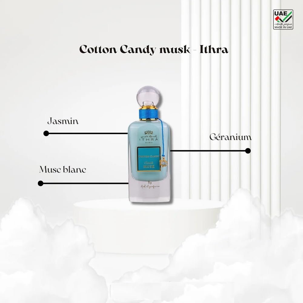 عطر مسك إثراء كاندي قطن من أرض الزعفران – 100 مل
