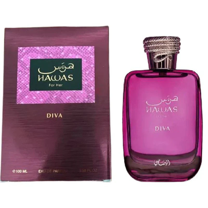 عطر هوس ديفا من الرصاصي - 100 مل للنساء