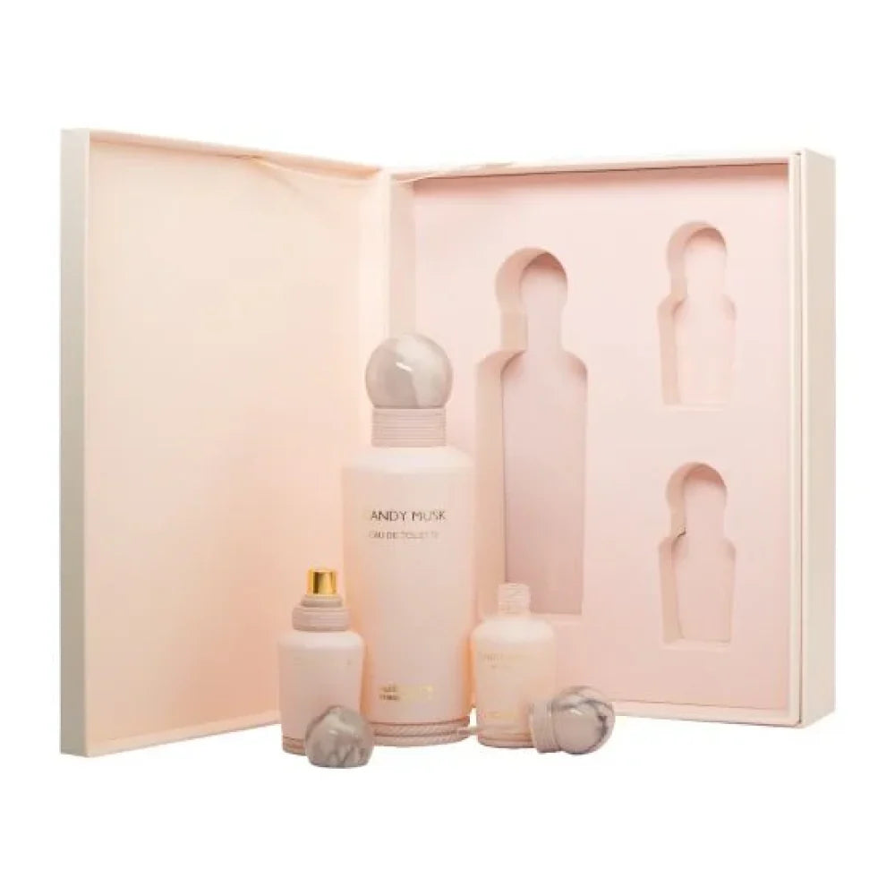 بوكس هدايا الماجد للعود – كاندي مسك 3 قطع