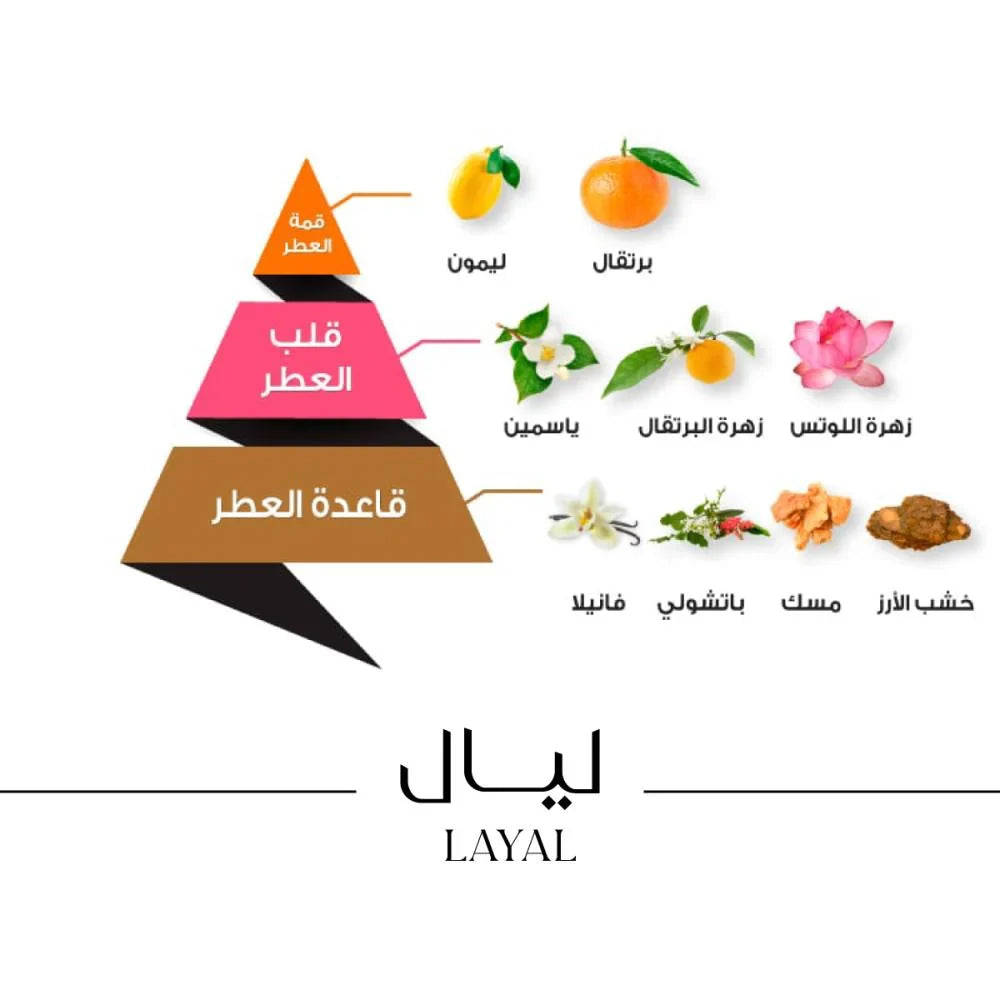 عطر ليدي ليال من الماجد للعود – 100 مل | للنساء