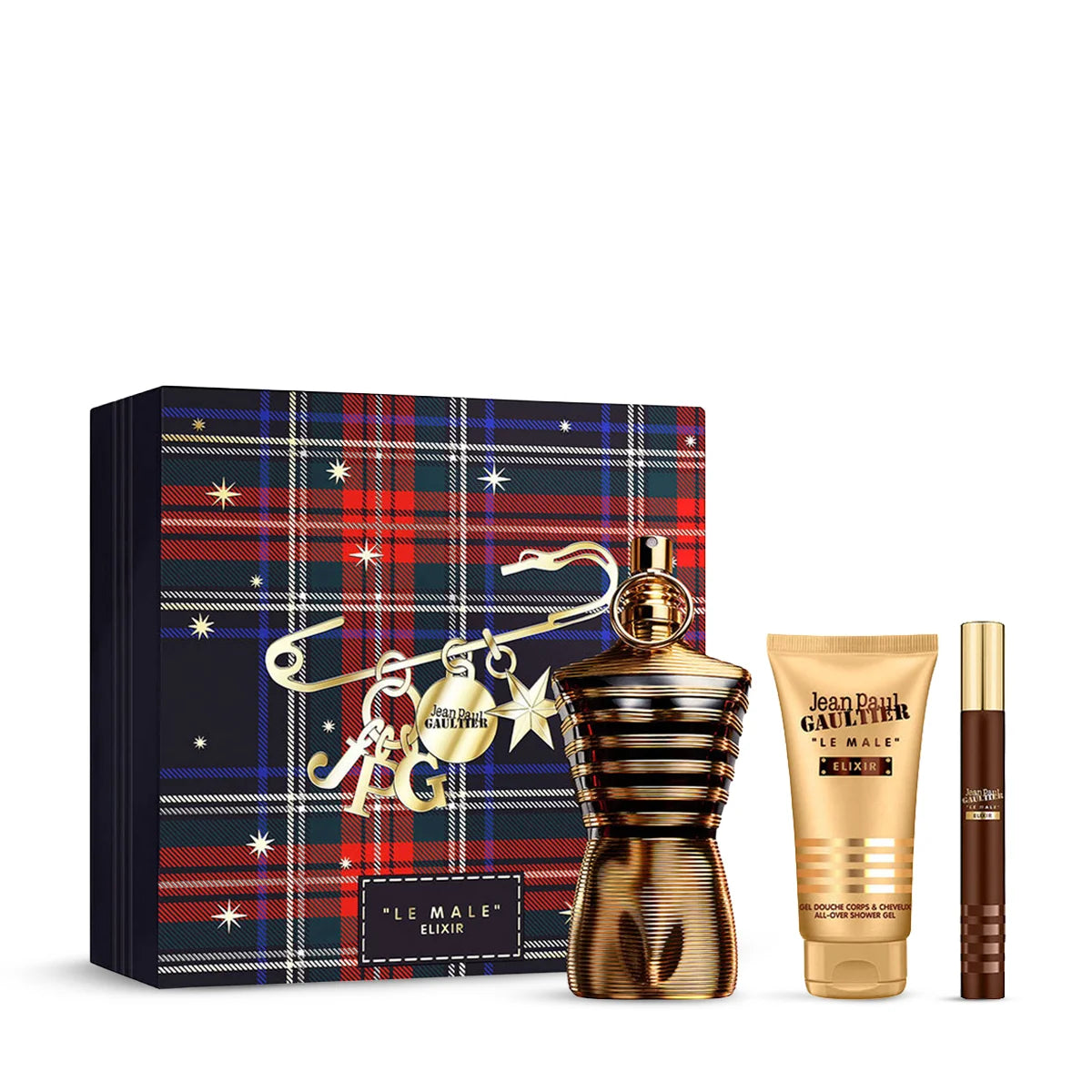 Jean Paul Gaultier Le Male Elixir Gift Set | 3 Pieces | For Men