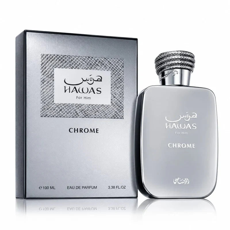 عطر هوس كروم من الرصاصي – 100 مل | للرجال