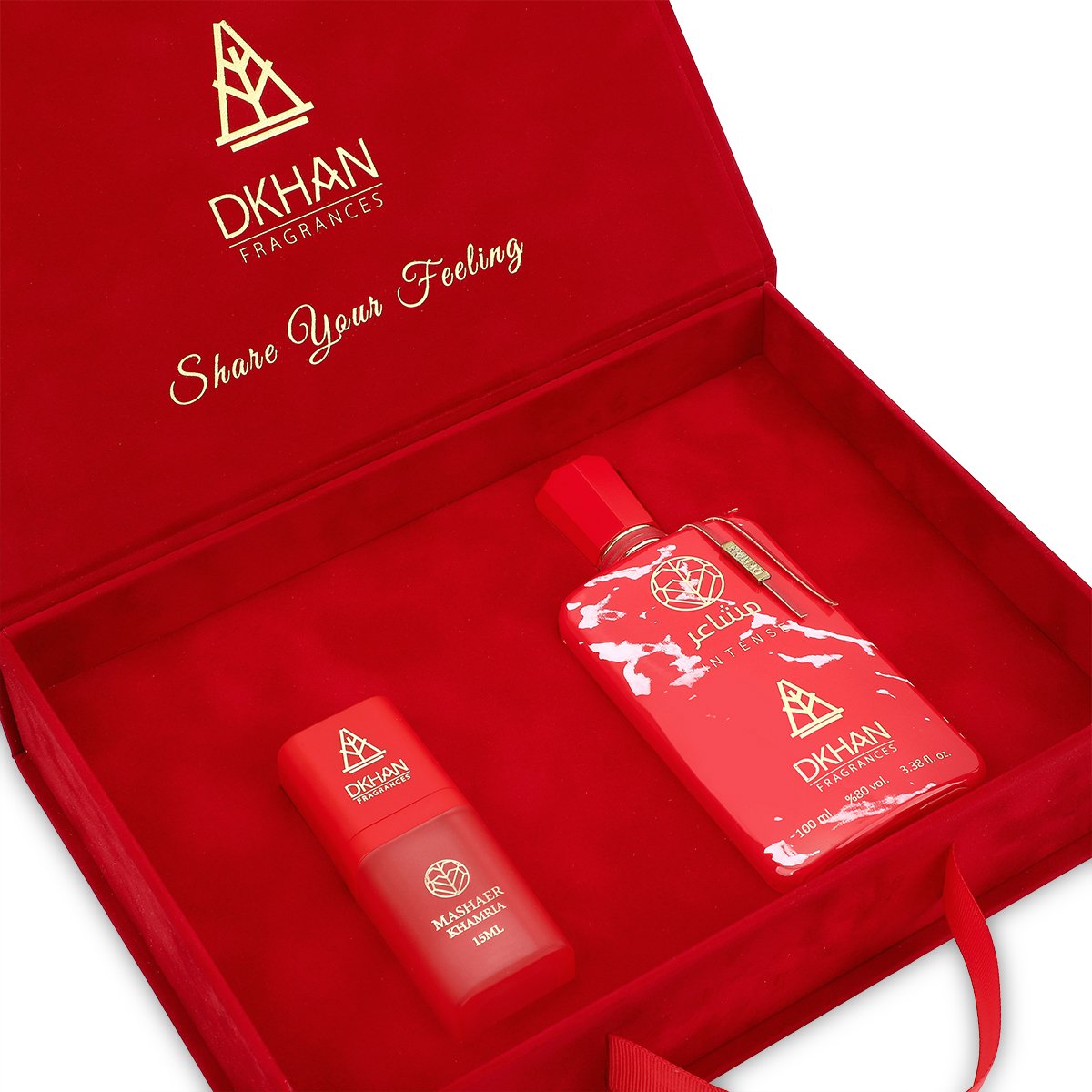 Mashaer Intense Set By DKHAN | EdP 100ml + Hair Mist 15ml