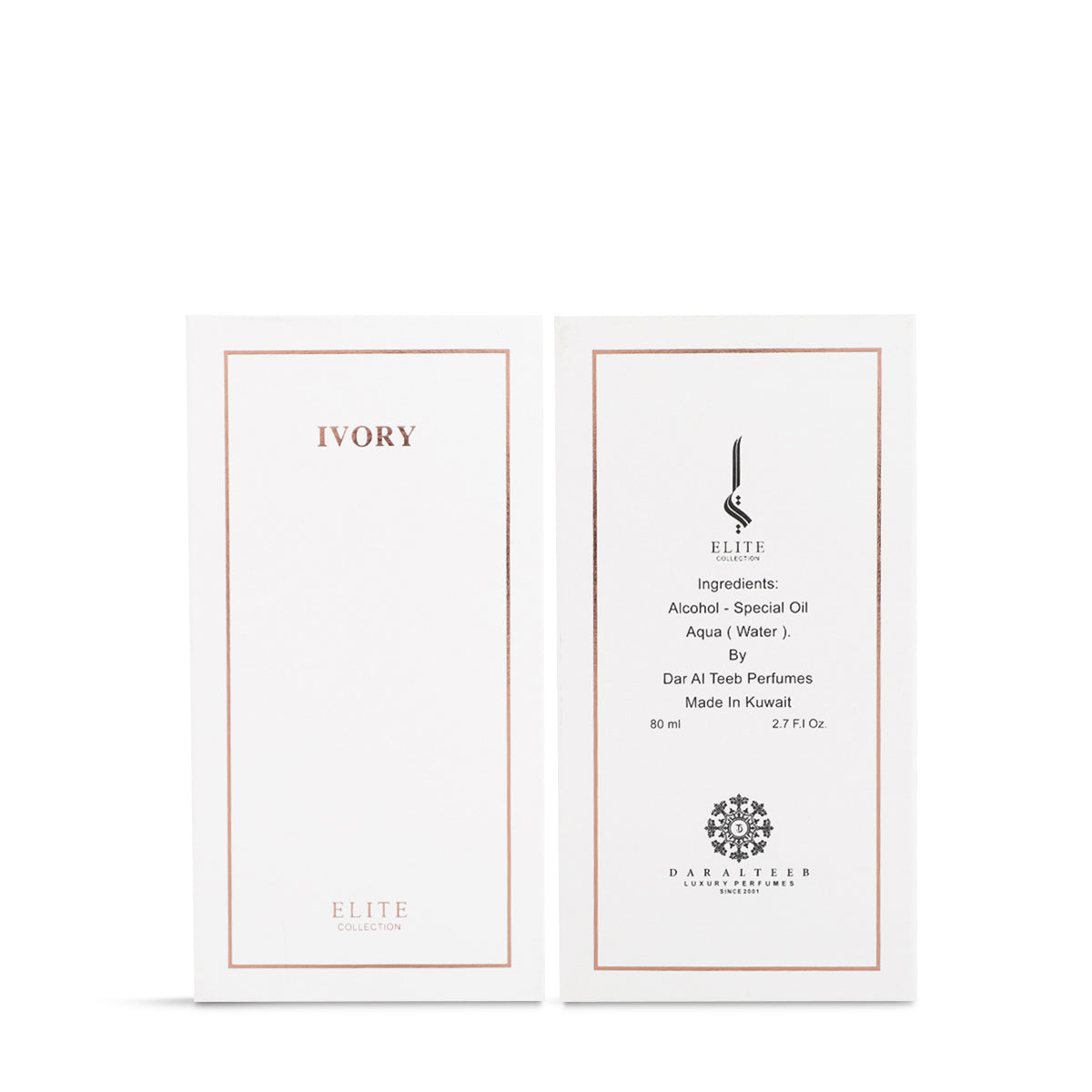 عطر إيفوري وايت المركز من دار الطيب - 80 مل | للجنسين