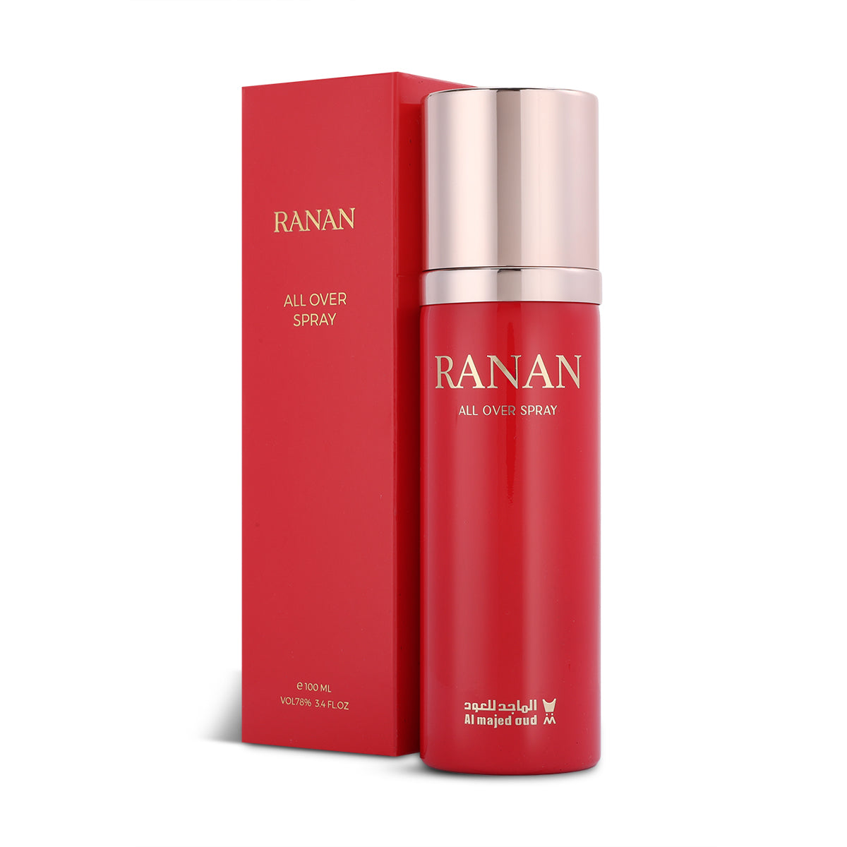 معطر رنان في اى بي من الماجد للعود للشعر والجسم - 100 مل للنساء
