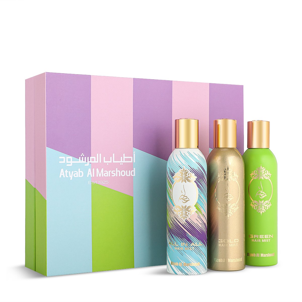 بوكس خصلة لمعطرات الشعر من أطياب المرشود – 3×125 مل