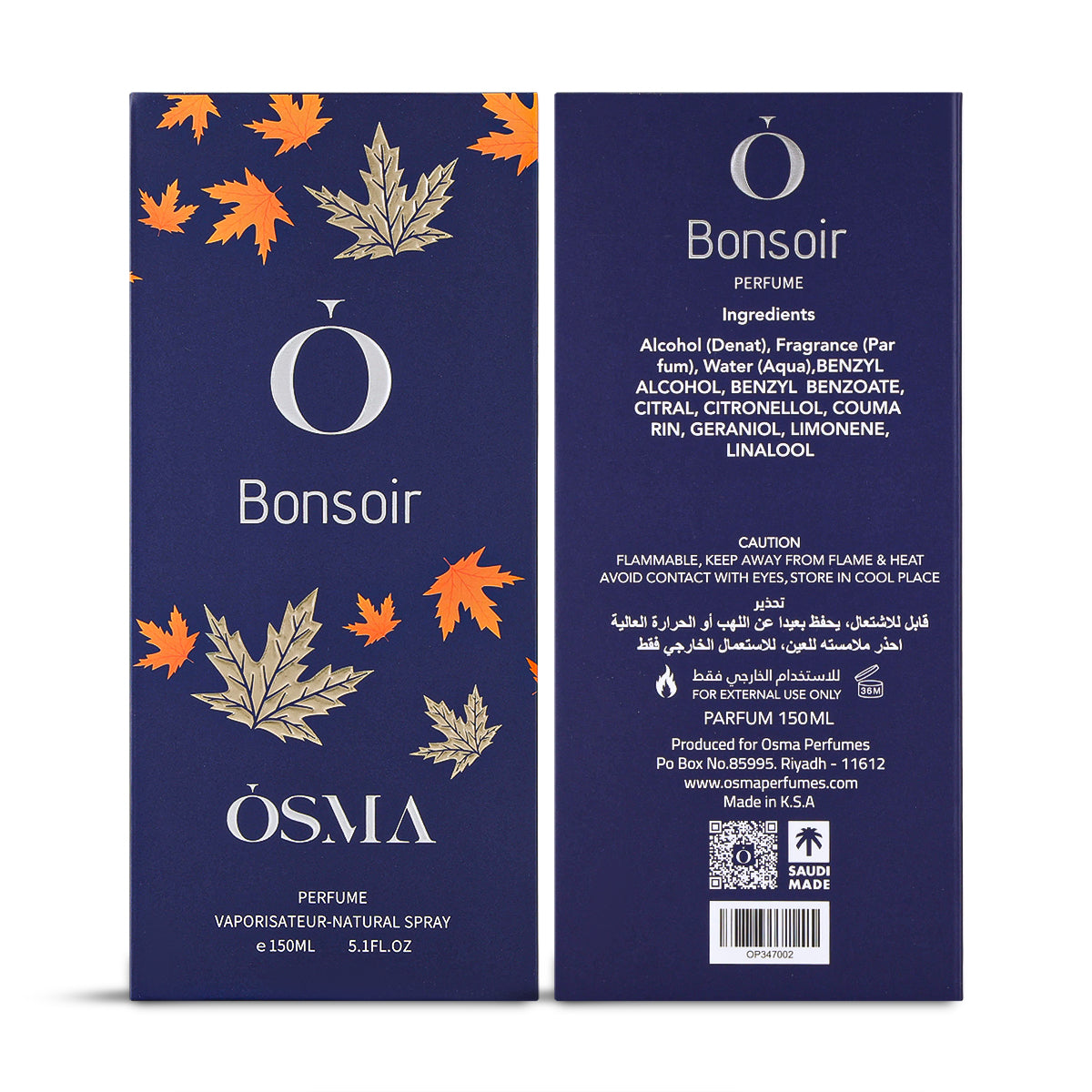 Bonsoir Perfume by Osma - 150 ml Unisex