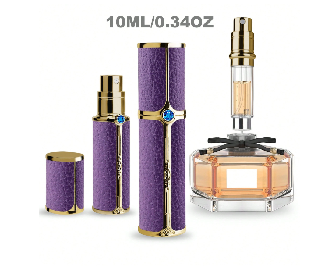 عبوة إعادة تعبئة العطر جولد إيدج – 10 مل | أرجواني ماس أزرق