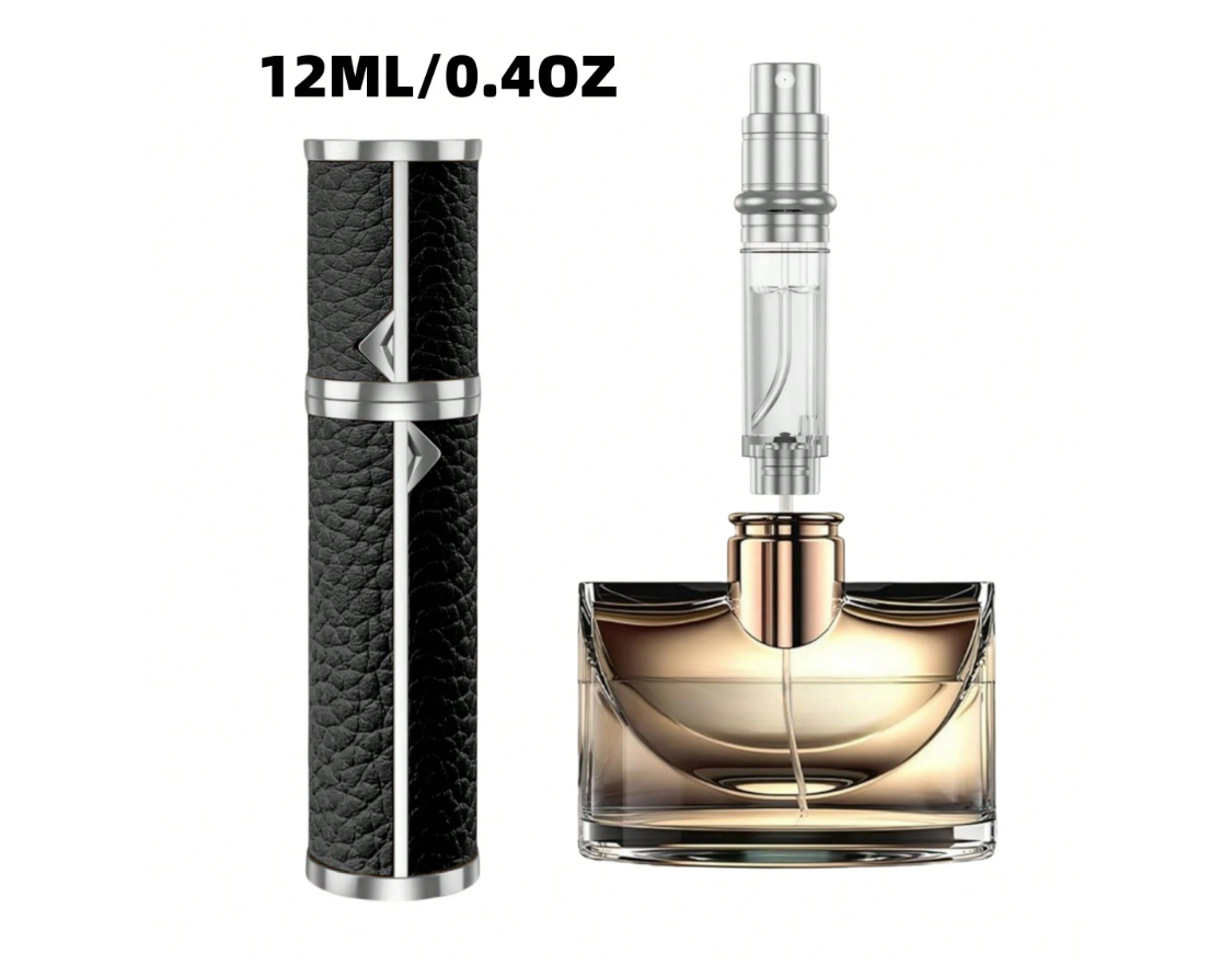 عبوة إعادة تعبئة العطر بلاتنيوم إيدج – 12 مل | شادو بلاك