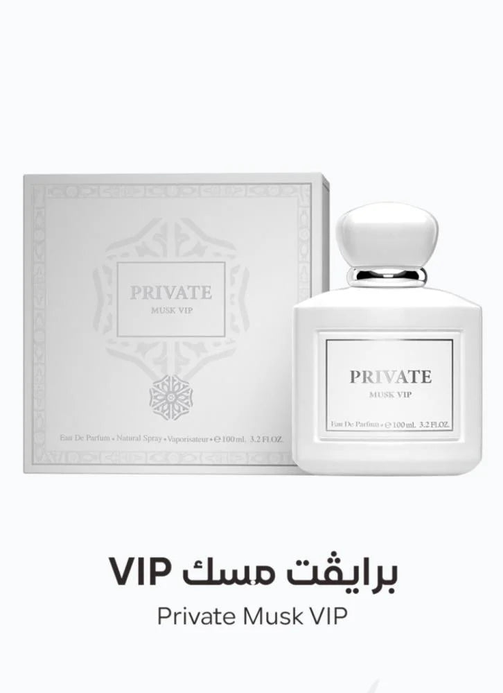 عطر برايفت مسك VIP من دخون الإماراتية – 100 مل | للجنسين