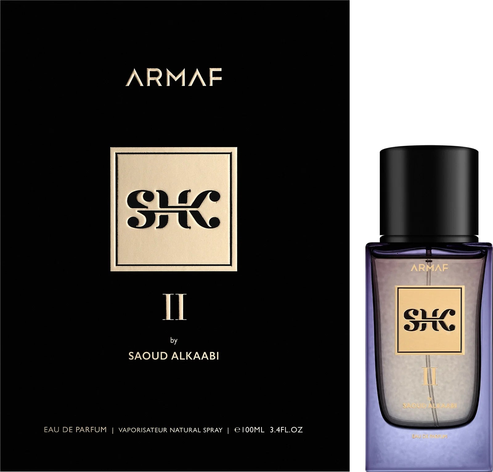 عطر SHK II من سعود الكعبي × أرماف – 100 مل | للنساء