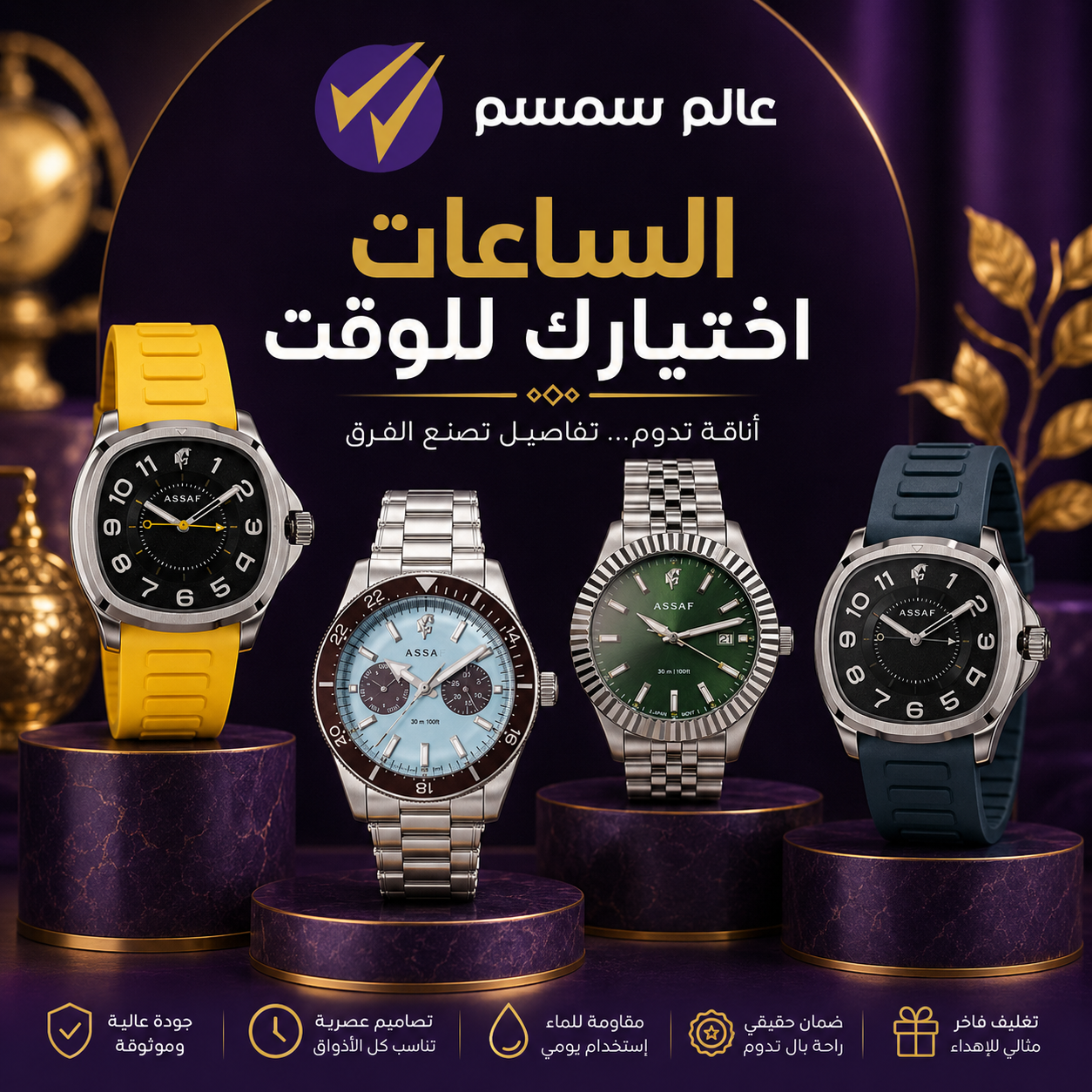 الساعات
