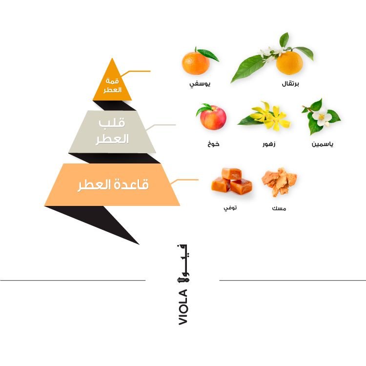 عطر فيولا من الماجد للعود - 100 مل للنساء