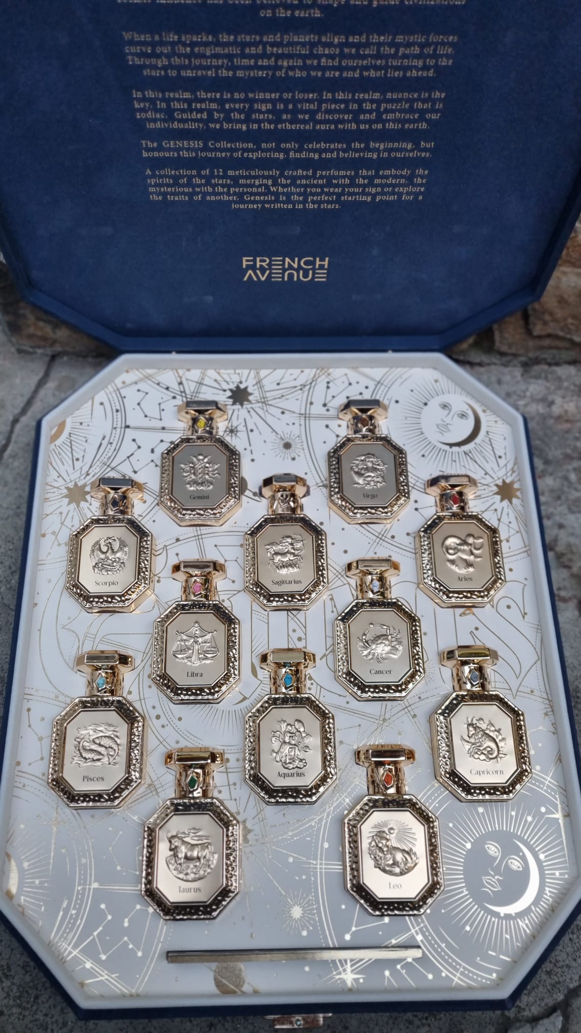 مجموعة جينيسيس – عطور الأبراج من فرنش أفينيو - 12 × 30 مل للجنسين