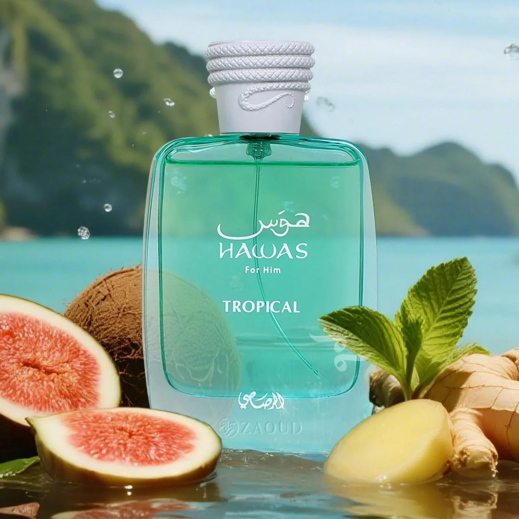 عطر هوس تروبيكال من الرصاصي - 100 مل للرجال