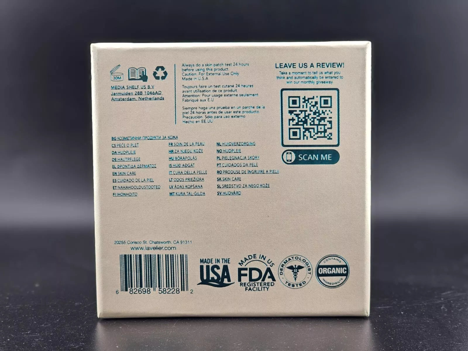 مقشر الوجه المكثف Lavelier Oceana Refining Coral Peel