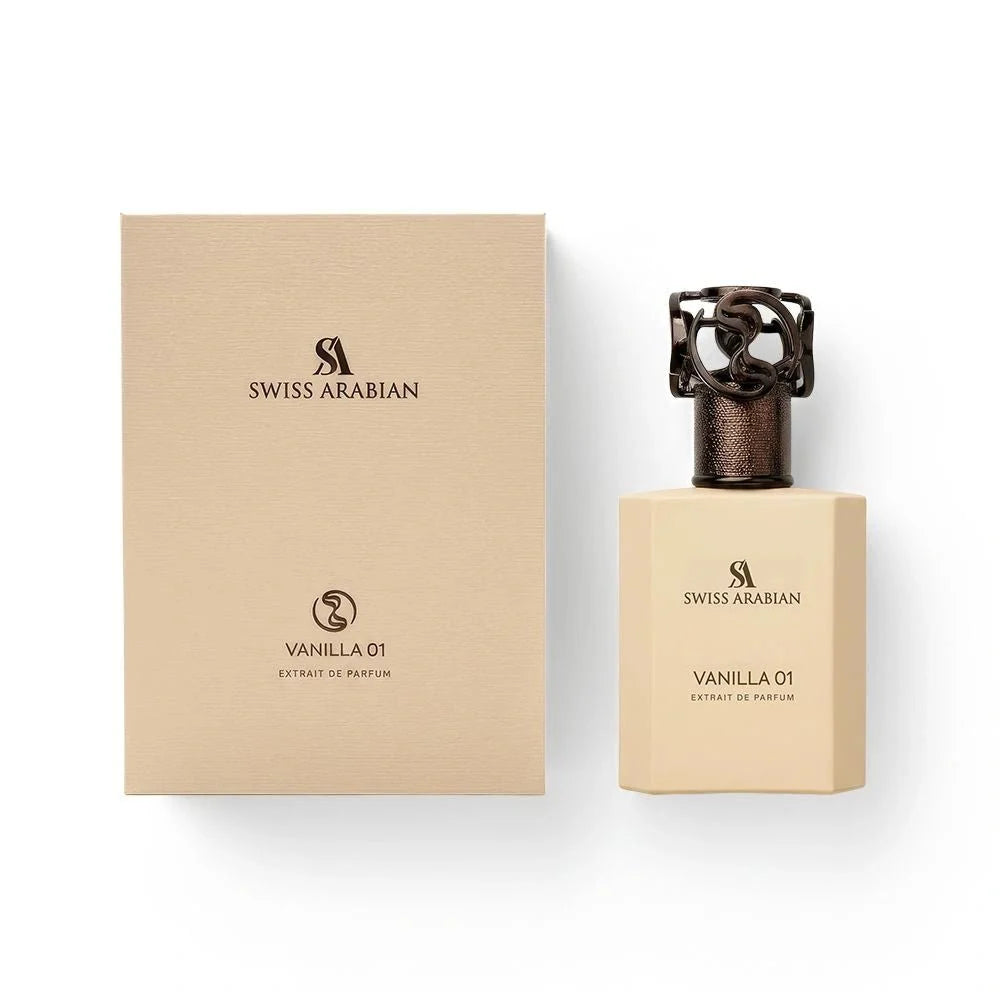 عطر فانيلا 01 من سويس أربيان – 50 مل | للجنسين | سمسم ورلد – صورة 2