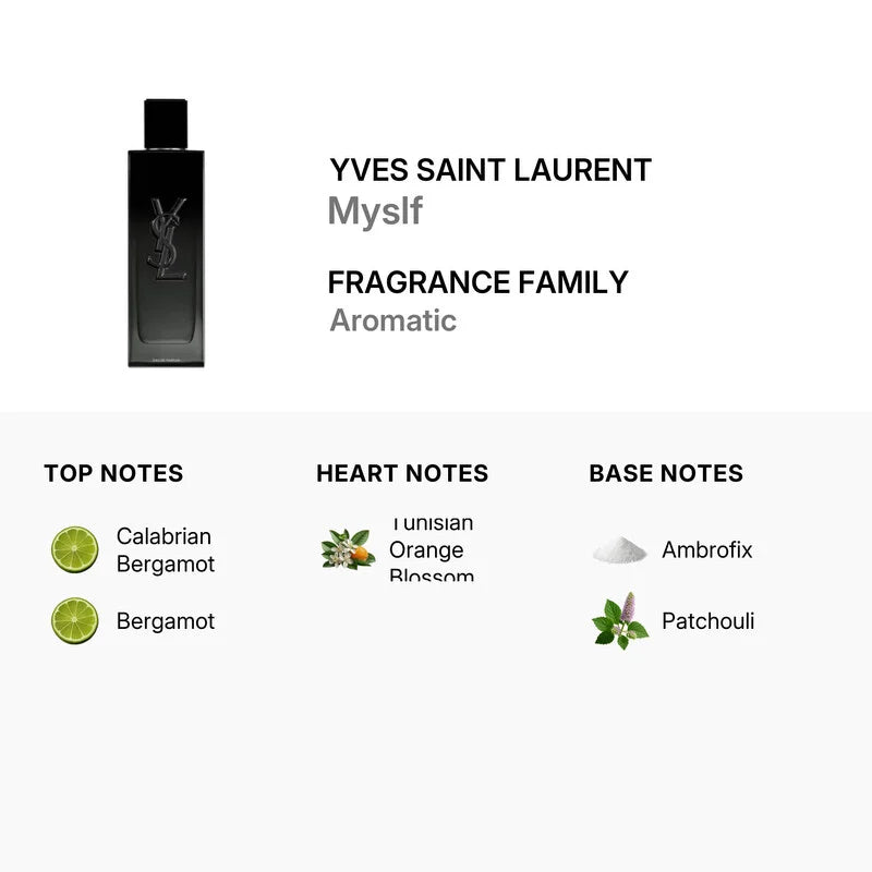 Yves Saint Laurent MYSLF Eau de Parfum | 100ml | For Men