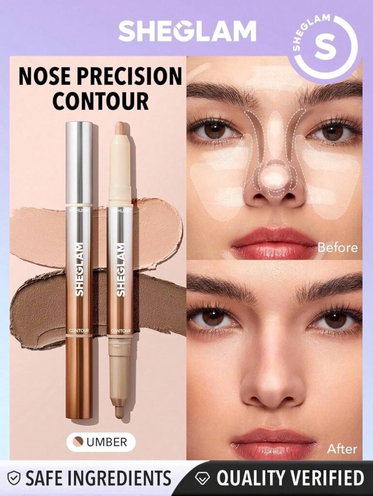 SHEGLAM Fine Line 2-in-1 Nose Contour & Highlight Stick