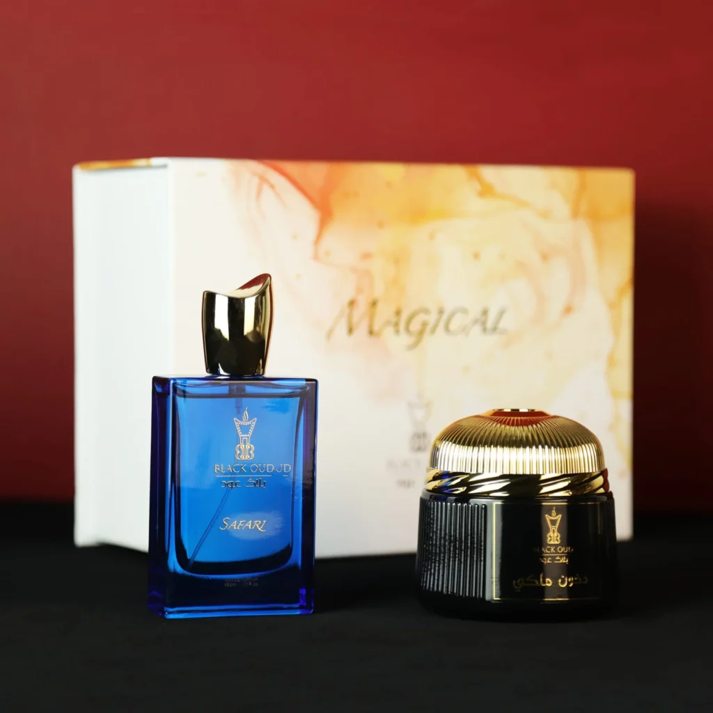 ماجيكال بوكس من بلاك عود | مجموعة هدايا فاخرة تضم عطر + بخور