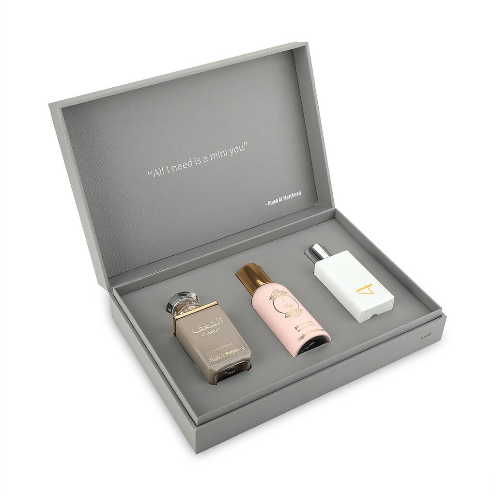 بوكس Gray من أطياب المرشود – 3 قطع فاخرة