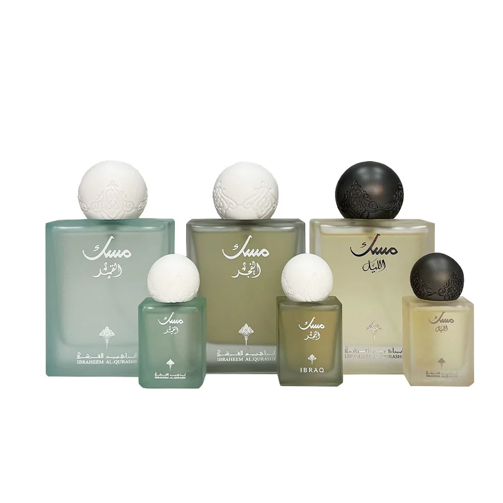 مجموعة مسك إيليت من ابراق الفجر والليل والقمر + بوكس 3 عطور ميني