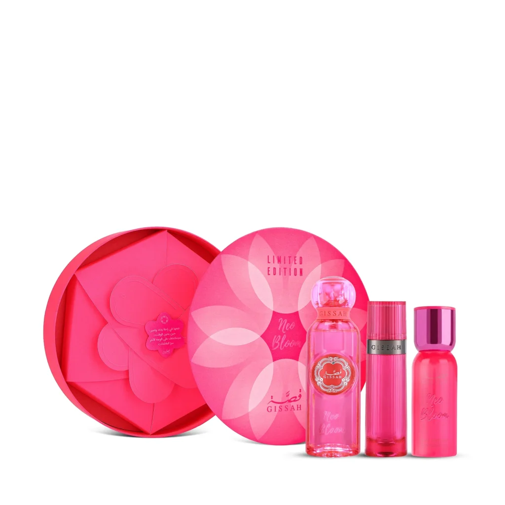 مجموعة نيو بلوم من قصة (3 قطع) - عطر + عطر شعر + زيت جسم