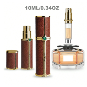 عبوة إعادة تعبئة العطر جولد إيدج – 10 مل بني ماس زمردي