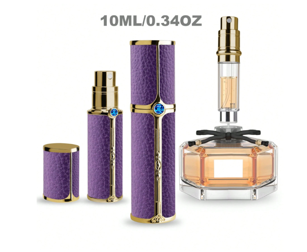 عبوة إعادة تعبئة العطر جولد إيدج – 10 مل أرجواني ماس أزرق