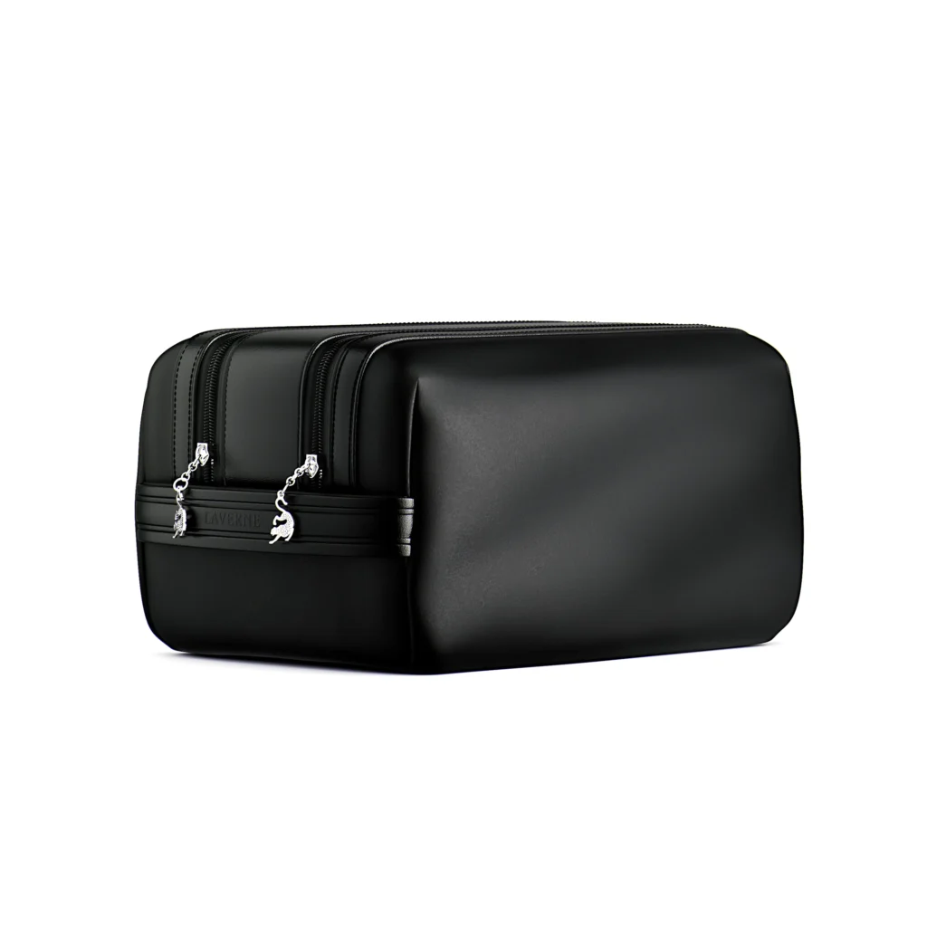 حقيبة لافيرن الرجالية الفاخرة – جلد أسود