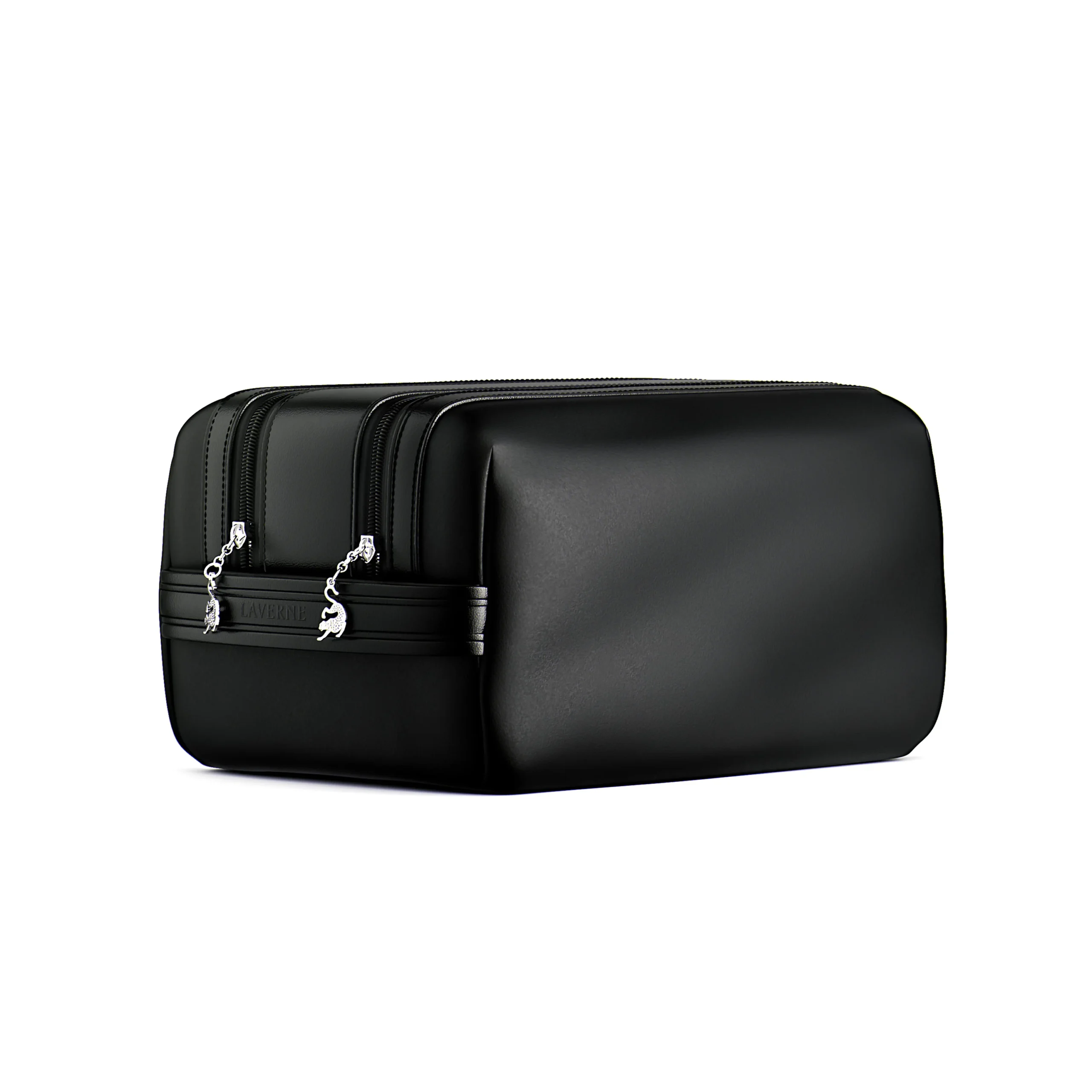حقيبة لافيرن الرجالية الفاخرة – جلد أسود