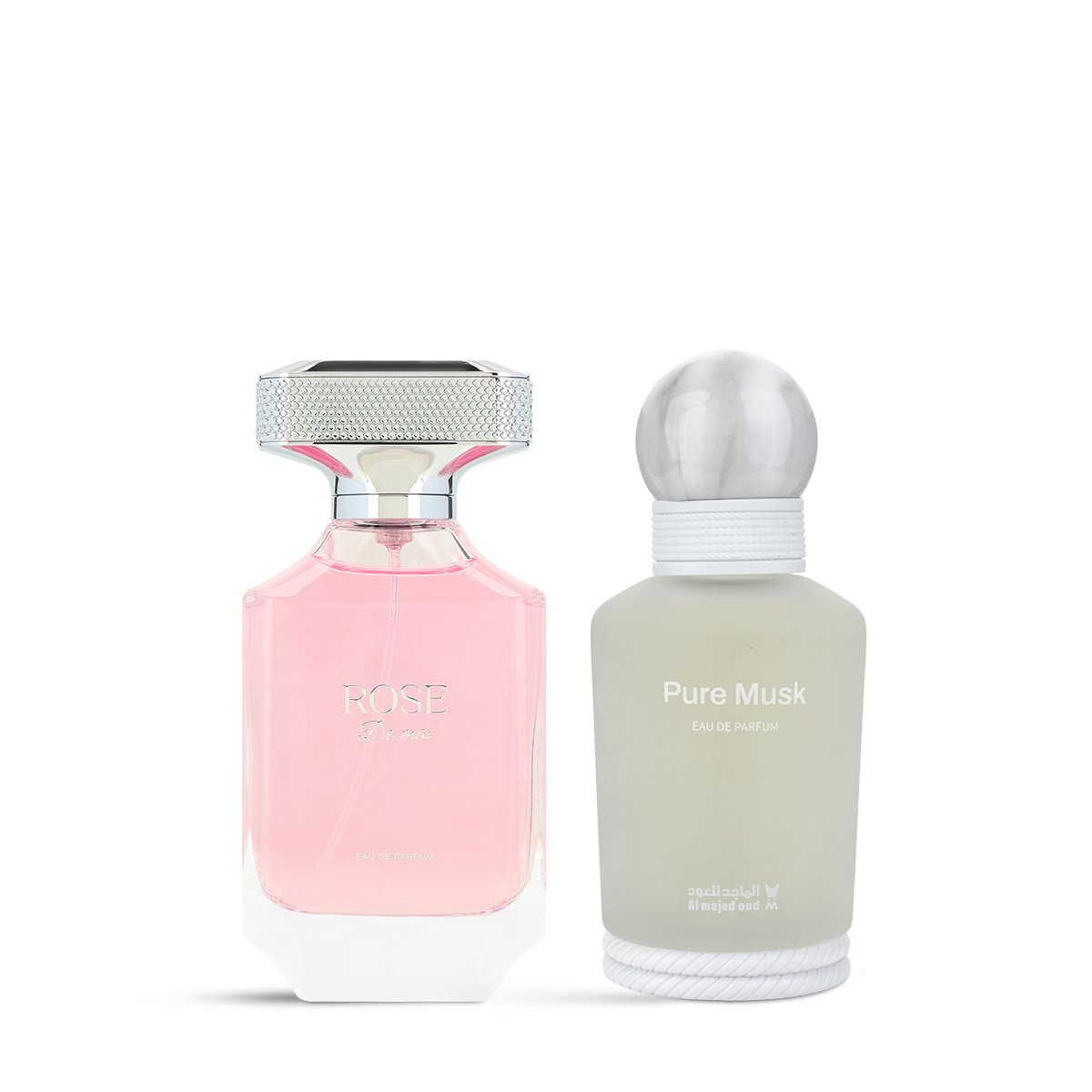 مجموعة روز دي ماي × بيور مسك من الماجد للعود - 2*100 مل